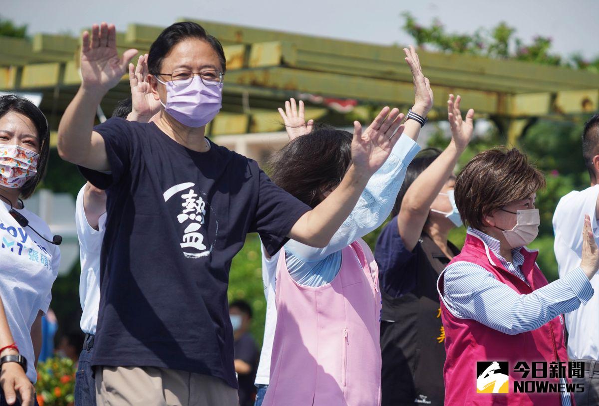 ▲張善政競辦表示，張善政當時以副閣揆、閣揆身份在行政院內協調，幫桃園鄉親以及鄭文燦市長完成鐵路地下化目標時，請問鄭運鵬委員人在哪裡？（圖／記者李春台攝）