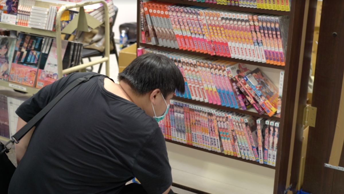 ▲漫畫是多數人的娛樂。陳建彰攝