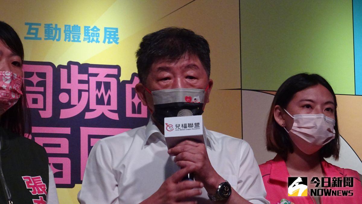 ▲對手蔣萬安批評疫苗調閱合約過程民進黨阻撓，民進黨台北市長參選人陳時中反批蔣萬安失職。（圖／記者呂炯昌攝，2022.08.23）