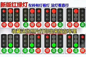 ▲近日，中國當局推出的新國標紅綠燈備受輿論爭議。（圖／翻攝自微博圖片）