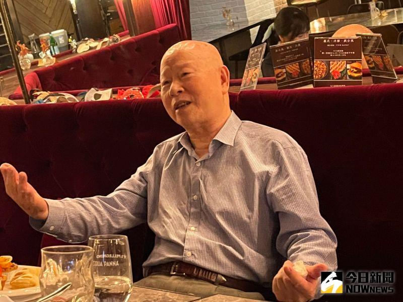 ▲許信良表示,政治人物沒有必要拿碩士,所以也不應該期待政治人物像一般大學生一樣寫論文。(圖/記者黃宣尹攝,2022.08.23)