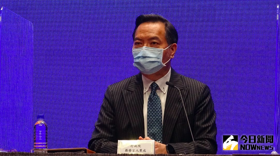 ▲台南殺警案搞錯嫌犯，行政院發言人羅秉成對此致歉。（圖／記者呂炯昌攝，2022.08.23）