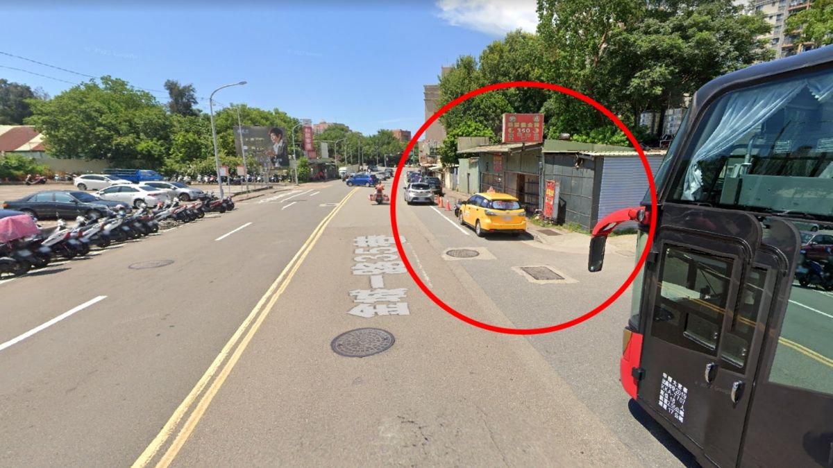 ▲台南殺警犯落網地點（紅圈處），網友挖Google地圖發現附近根本超級空曠，再次讚嘆員警的埋伏功力。（圖／Google地圖）