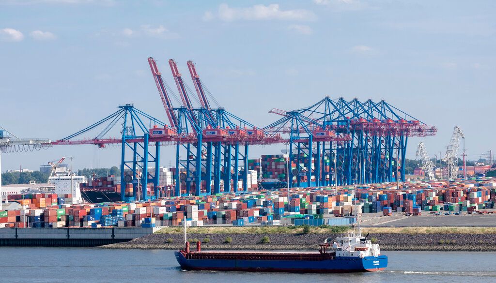 ▲德國總理蕭茲（Olaf Scholz）打算在訪問中國前夕，同意中資入股第一大港漢堡，此舉已在國內掀起反彈聲浪。（圖／美聯社／達志影像）