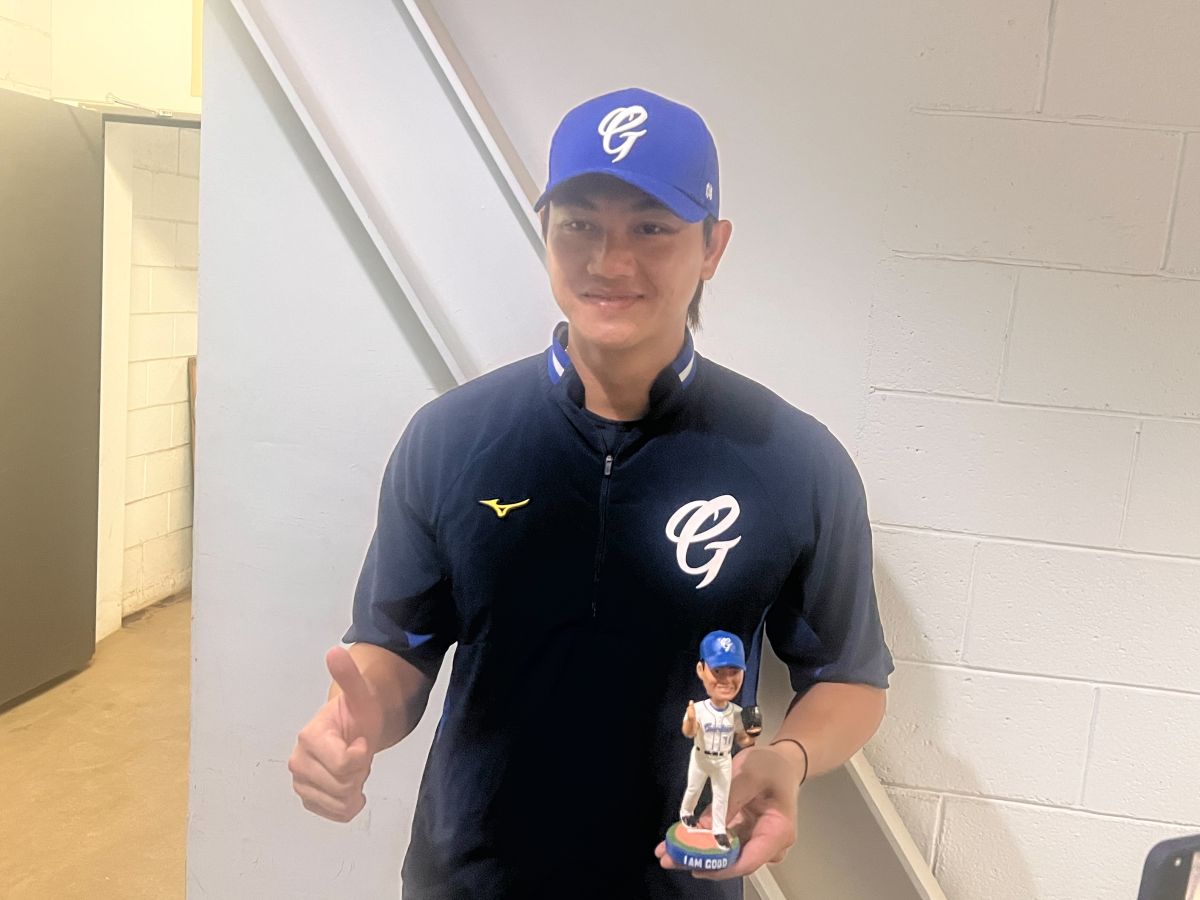 ▲富邦悍將先發投手江少慶(圖/記者簡名杉攝)