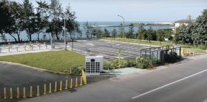 最美:新北市淺水灣海濱公園站,甚至成為官方拍攝影片景點之一。(圖/翻攝官方FB) ▲最美:新北市淺水灣海濱公園站,甚至成為官方拍攝影片景點之一。(圖/翻攝官方FB)