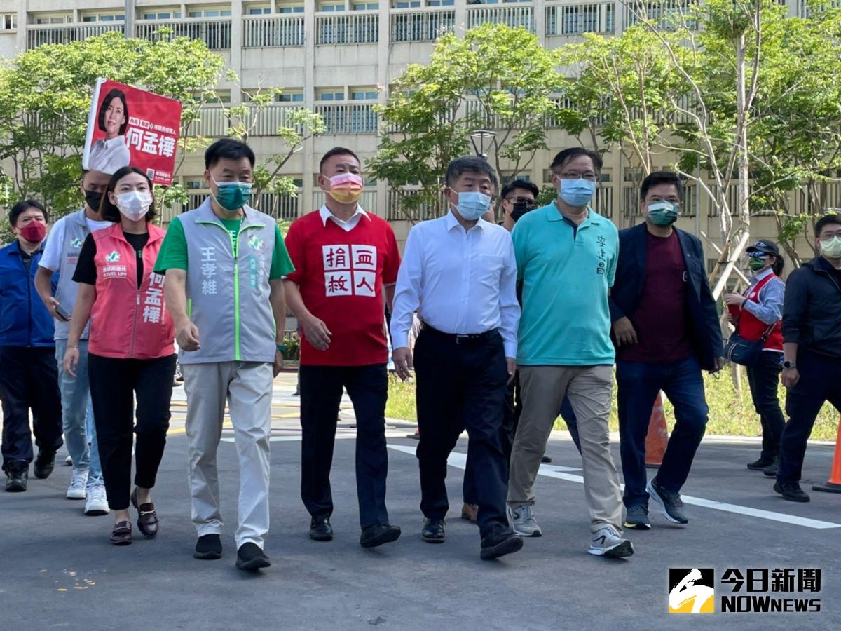 ▲陳時中今日赴內湖科技園區出席捐血活動。（圖／記者黃宣尹攝，2022.08.24）