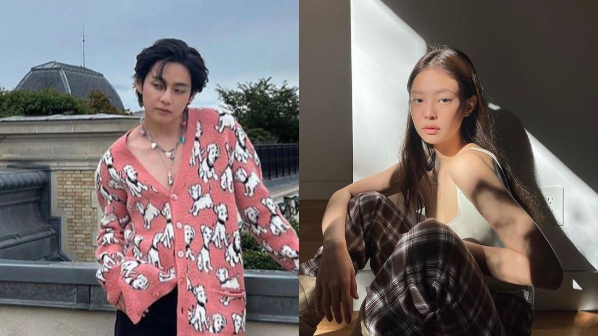 ▲南韓女子天團BLACKPINK的成員Jennie的手機被駭客入侵，近日又被公布海量私照。（圖／翻攝自V、Jennie IG）