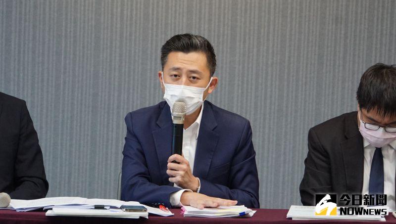 ▲林智堅遭指控碩士論文涉抄襲,大動作召開記者會指控抹黑、按鈴提告加重誹謗。(圖/記者呂炯昌攝)
