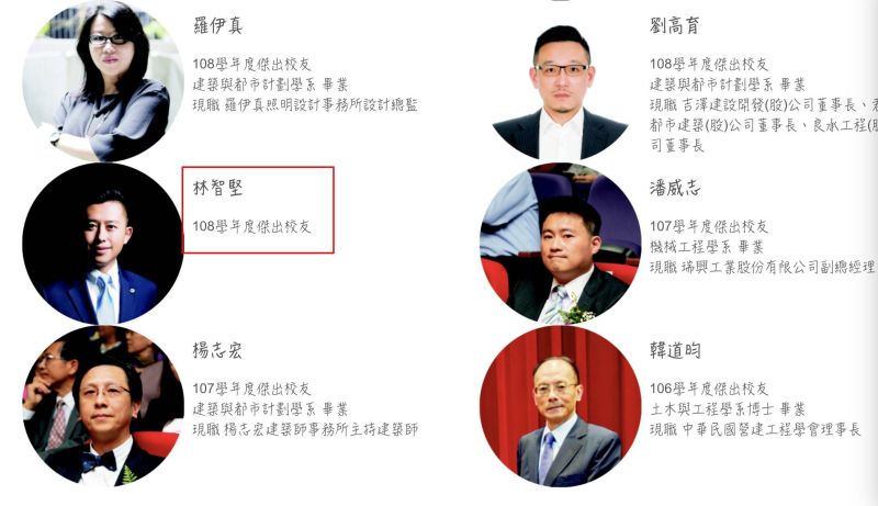 ▲林智堅的科系+畢業頭銜已經被中華大學官網移除。（圖/中華大學官網）