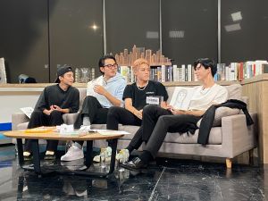 ▲黃號(左起)、高有翔、李哲言和周子逸湊在一起,難得交出真心。(圖/三立提供) ▲黃號(左起)、高有翔、李哲言和周子逸湊在一起,難得交出真心。(圖/三立提供)