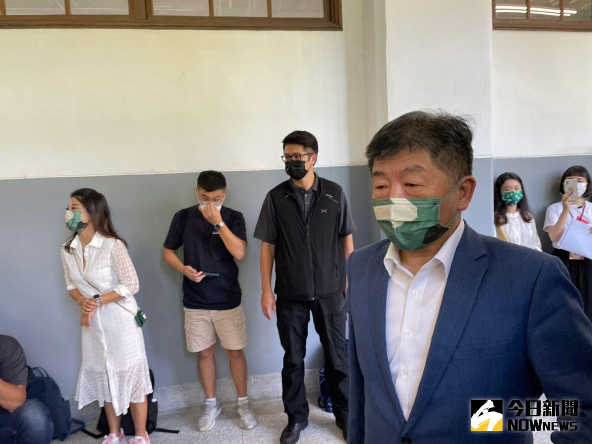 ▲陳時中出席《我們的「經」驗》月經平權大型實體展覽。（圖／記者黃宣尹攝，2022.08.26）