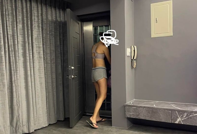 ▲一名男網友分享自己的女友穿內衣出門，但女友跟他解釋這是「運動內衣」。（圖/爆廢公社）