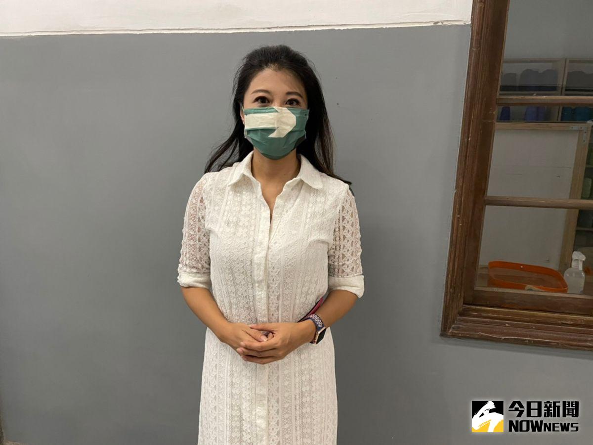 ▲林楚茵說，提不出城市未來發展政策，市民自然會有選擇，國民黨也可以考慮改行專心做撲克牌就好。（圖／記者黃宣尹攝）