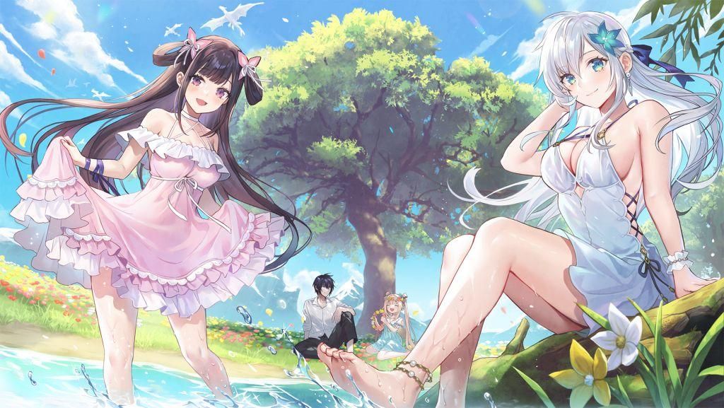 ▲文學星觀察讀者喜好，推出首部原創《雙馬尾幼女抱著大腿求我穿越這能不答應嗎？》 帶讀者穿越到異世界拯救幸福 。(圖／文學星)