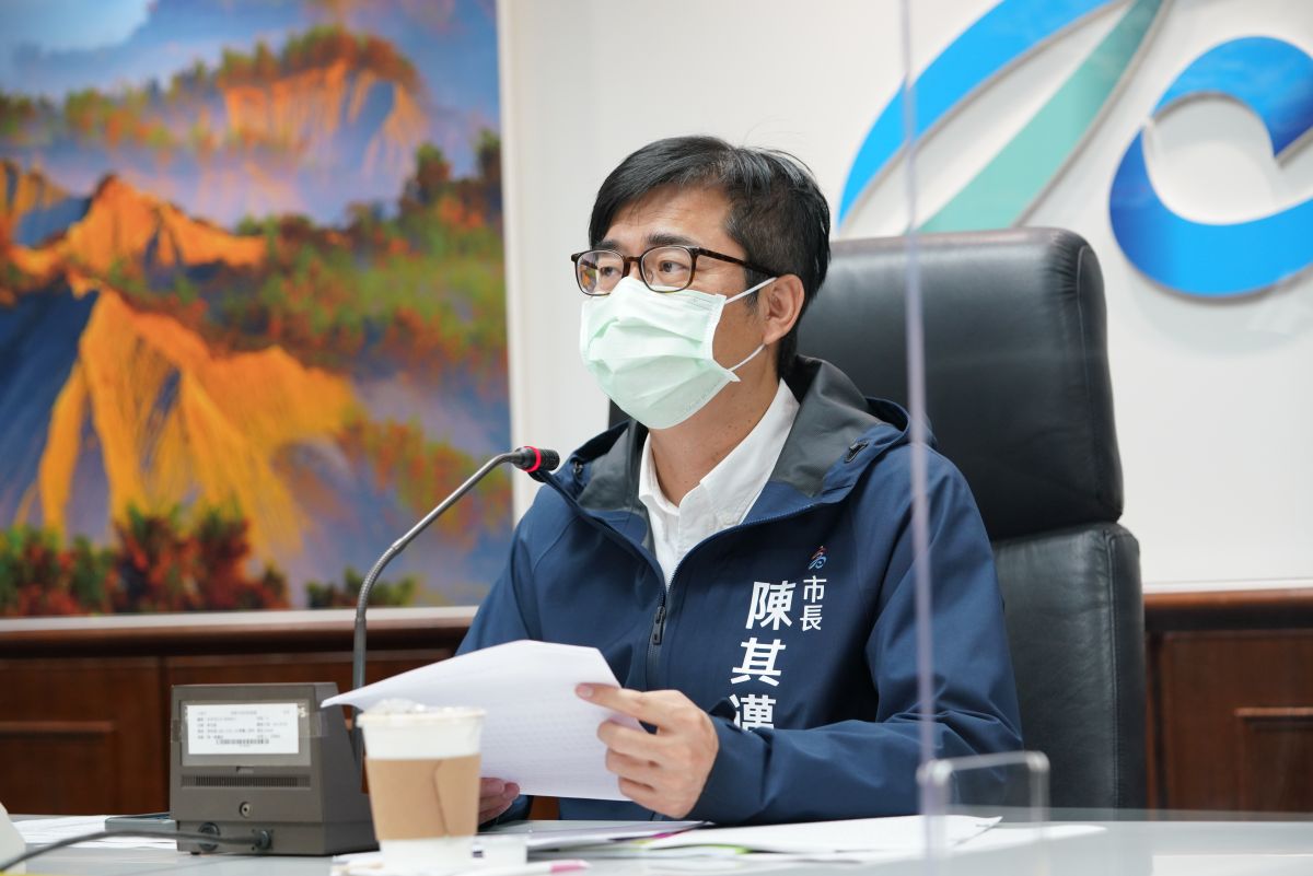 ▲高雄前縣長楊秋興讚陳其邁（如圖）從109年8月就任以來，總共還了70億。（圖／高雄市政府提供）