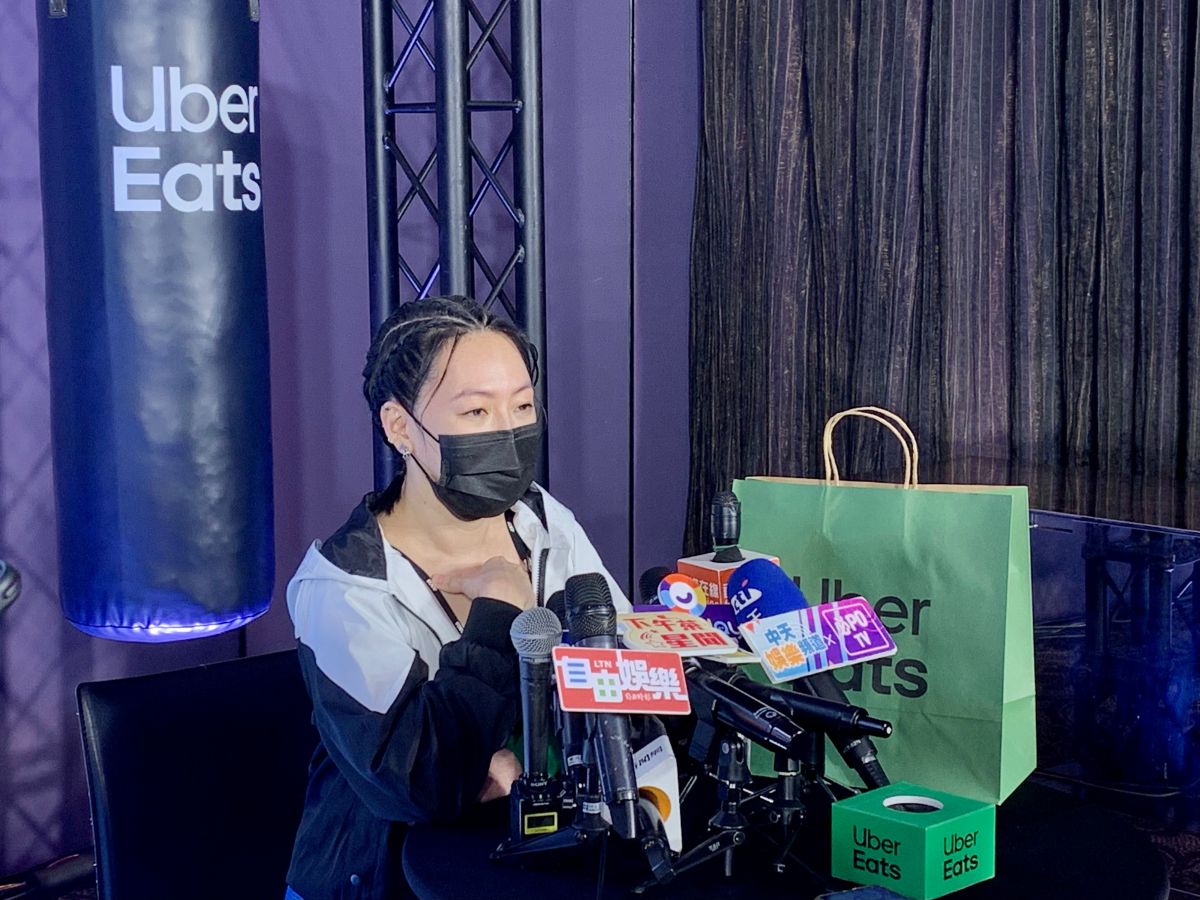 ▲小S今出席Uber Eats活動，聊到私下叫外送點餐趣事，表示曾因訂購名填寫本名、零偽裝領餐被外送員認出。（圖／記者汪睿琦攝）