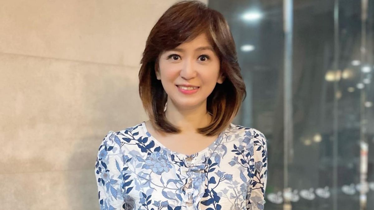 ▲中天女主播周玉琴，今在節目上大方認愛名嘴賴岳謙，獲得大家祝福。（圖／周小琴吃到寶臉書）