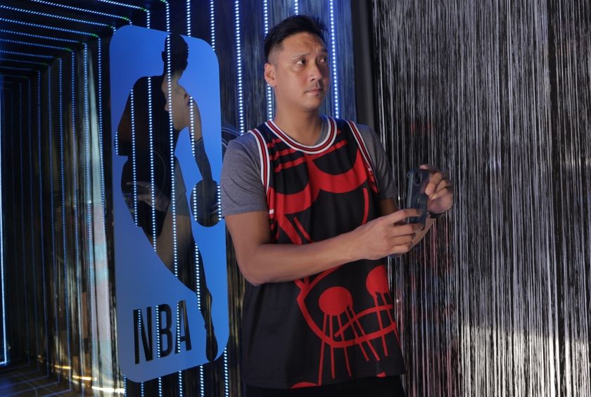 ▲無限反射拍照體驗田壘。官方提供