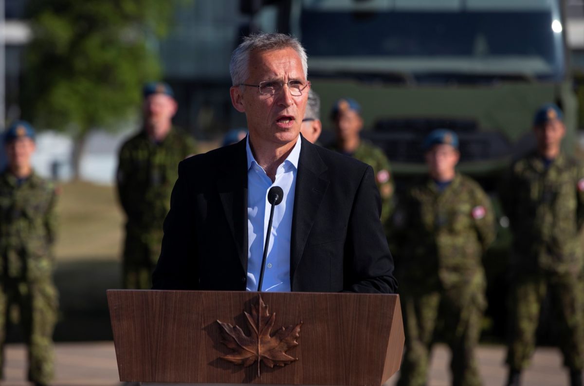 ▲北大西洋公約組織（NATO）秘書長史托騰柏格（Jens Stoltenberg）強調，北約必須強化北側安全以對抗俄羅斯。（圖／美聯社／達志影像）