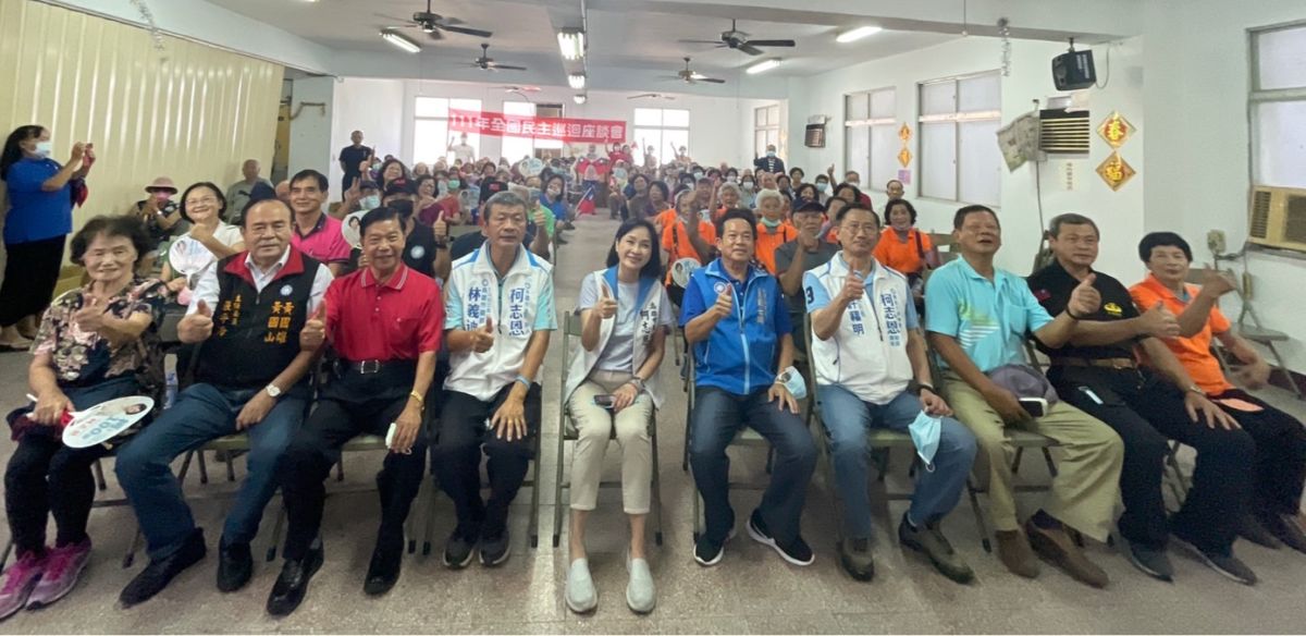 ▲國民黨高雄市長參選人柯志恩今（27）日到美濃參加提名同志介紹會，有多名校長支持。（圖／柯志恩團隊提供）