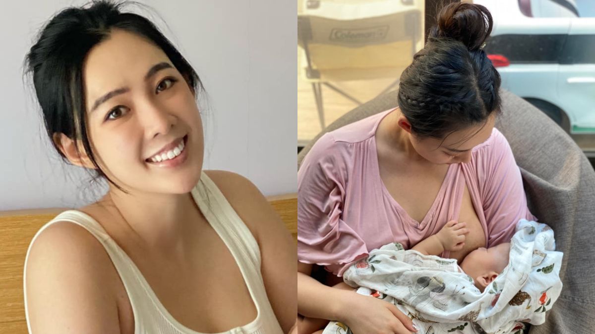 ▲「花蓮王祖賢」楊築晶分享哺乳影片，不料，遭部分網友攻擊。（圖／後山小公主 Crystal Yang臉書）