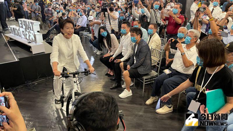 影／宣布參選台北市長　黃珊珊：要擺脫藍綠惡鬥就選我