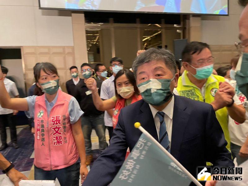 ▲陳時中出席四大社團後援會成立大會。(圖/記者黃宣尹攝,2022.08.28)