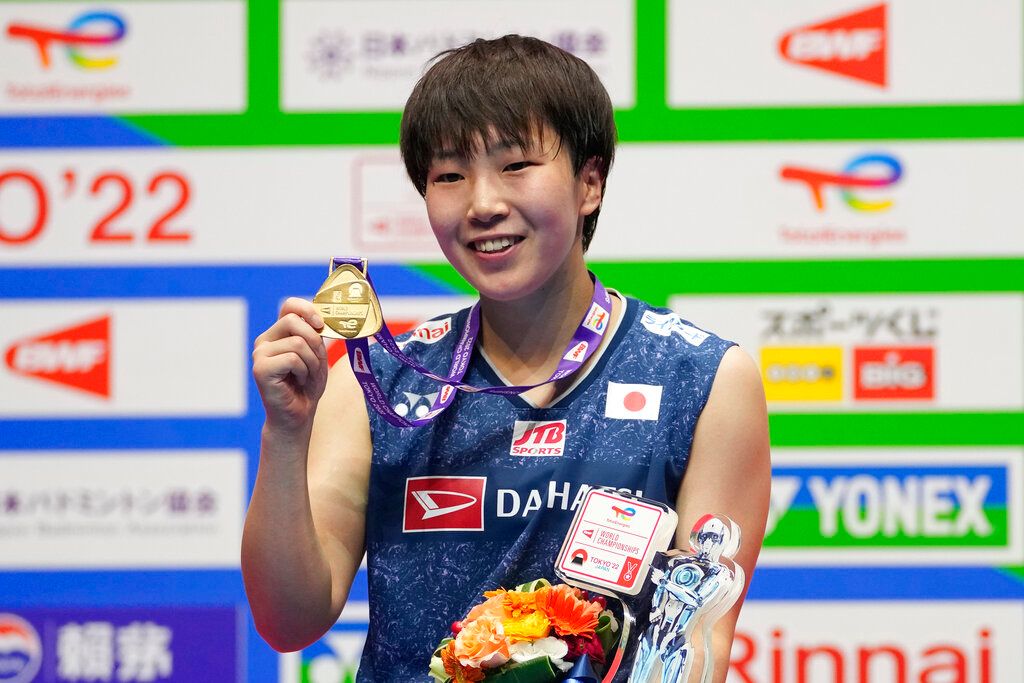 ▲山口茜世錦賽奪金。（圖／美聯社／達志影像）
