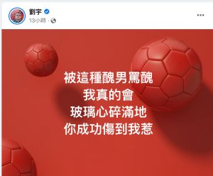 ▲四叉貓也在臉書回擊。(圖/翻攝自劉宇臉書) ▲四叉貓也在臉書回擊。(圖/翻攝自劉宇臉書)