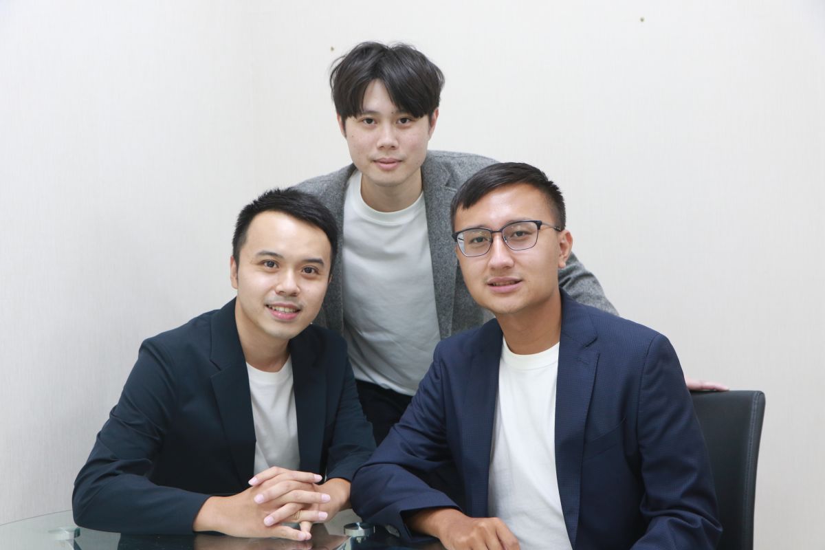 ▲侯友宜競選選舉辦公室成立媒體Line群組，並公布競選團隊發言人群名單。左起依序為吳亮賢、王敏旭、陳柏翰。（侯友宜選舉辦公室提供）