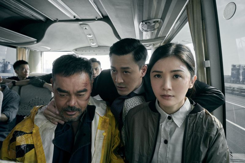 ▲劉青雲在《神探大戰》與警隊蔡卓妍之間通力合作,保持了這作品的商業看點。(圖/華映)
