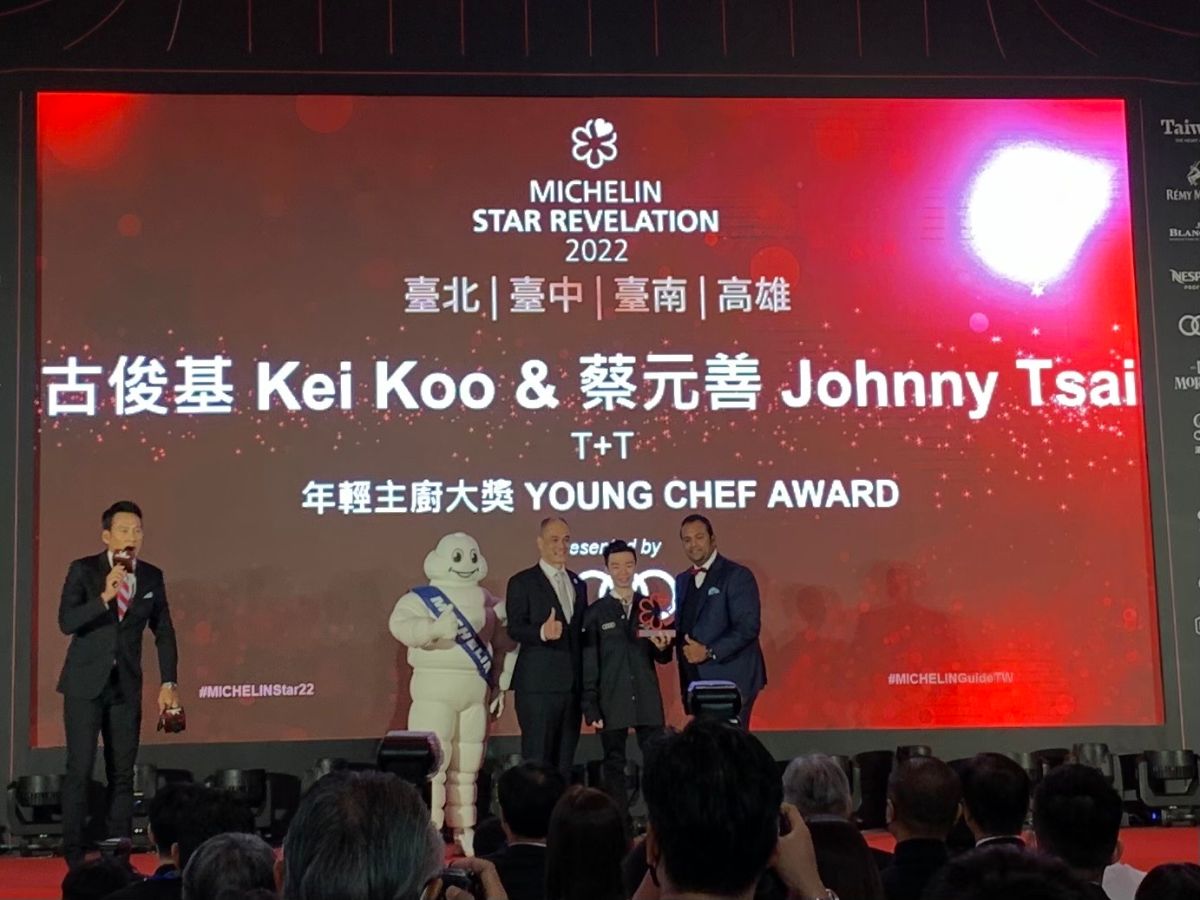 ▲「T+T」不僅今年蟬聯米其林一星，主廚古俊基、蔡元善榮獲得年輕廚師大獎肯定。（圖／記者汪睿琦攝）