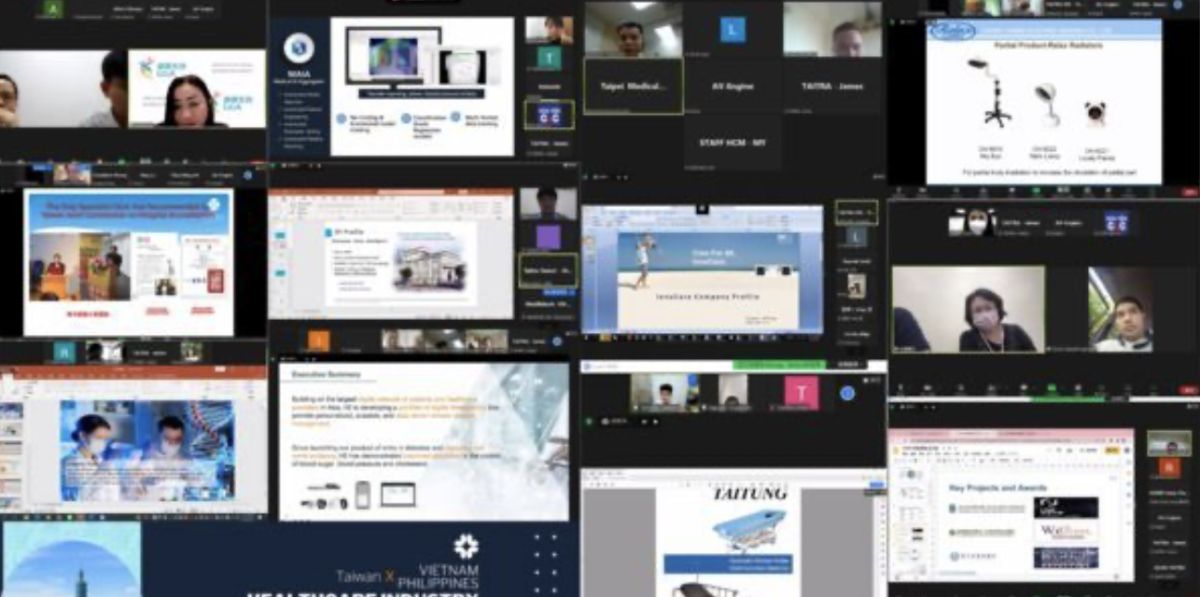 ▲外貿協會近日舉辦「台灣健康產業赴越南、菲律賓拓銷團 」線上洽談會。（圖／貿協提供）