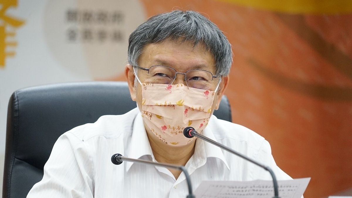 ▲台北市長柯文哲31日受訪時表示，親民黨主席宋楚瑜現階段不表態挺黃珊珊，他覺得很正常。（圖／台北市政府提供）