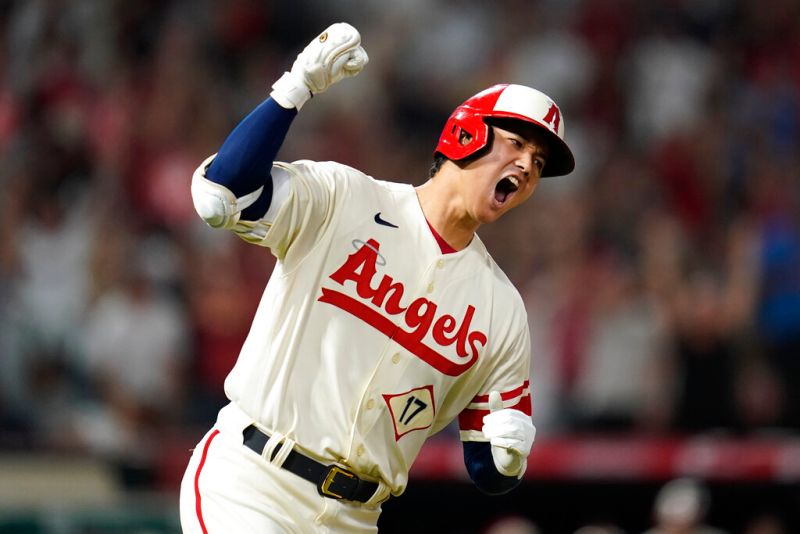 MLB/大谷史上第一人!美媒:MVP獎要改為「大谷賞」 ▲天使隊日籍二刀流球星大谷翔平(圖/美聯社/達志影像)