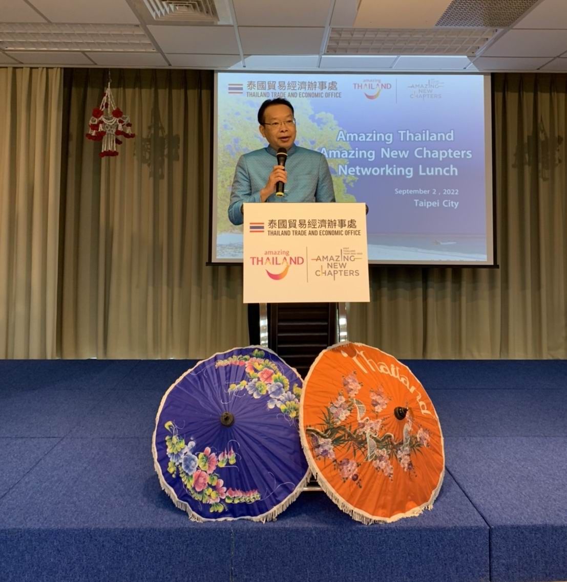 ▲新任泰國貿易經濟辦事處代表Mr.Twekiat Janprajak(曾德榮先生)己經來台並且上任。（圖／泰觀局提供）