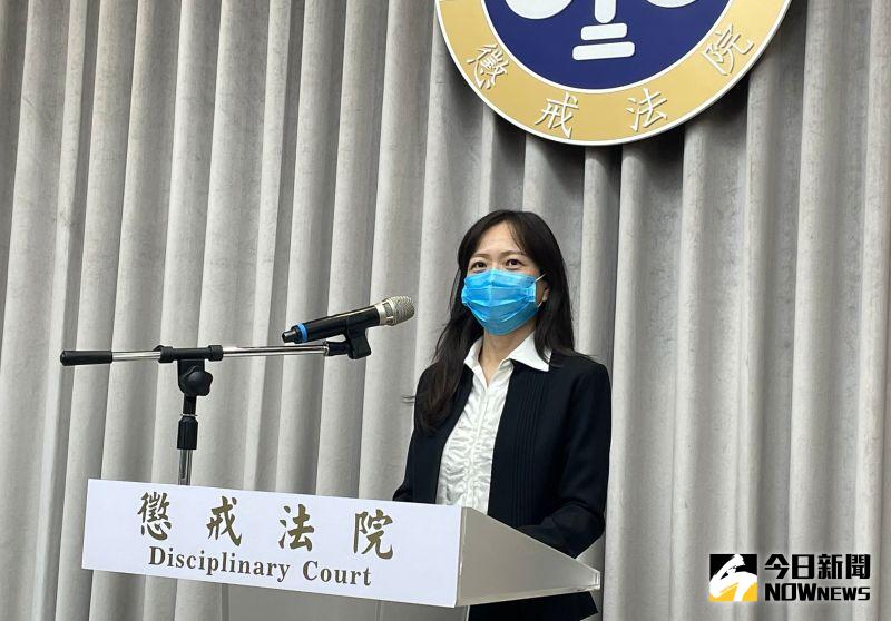 ▲懲戒法院書記廳書記官長林玉苹。(圖/記者潘千詩攝,2022.09.02)