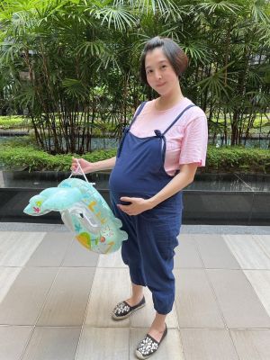 ▲李亮瑾目前已懷孕9個月。（圖／翻攝自李亮瑾臉書）