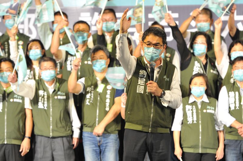 ▲劉建國代表民進黨參選雲林縣長,力阻國民黨籍現任縣長張麗善連任。(圖/民進黨提供)