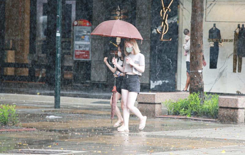 ▲下週日（5/7）有鋒面再次通過，中部以北、東半部和南部山區將出現雨勢。（圖／記者葉政勳攝）