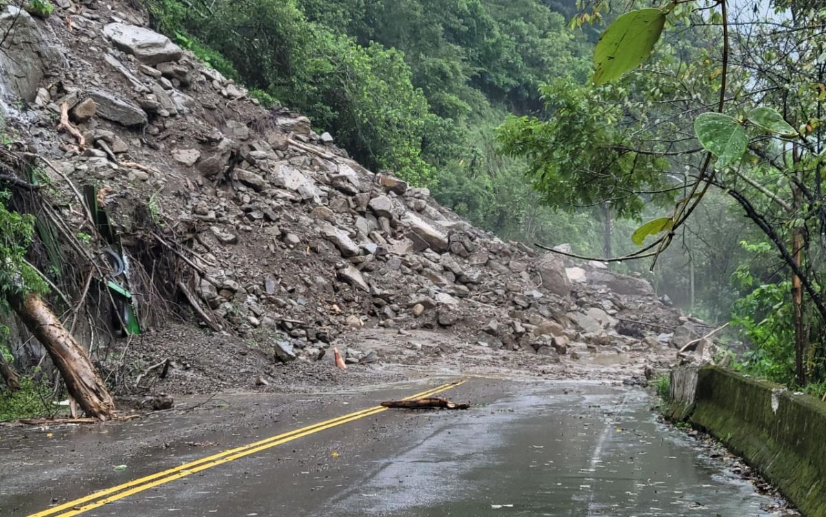 ▲農業部發布土石流黃色警戒215條，分布於臺中、嘉義、南投、高雄等4縣市。（資料照片／苗栗縣議長鍾東錦臉書）