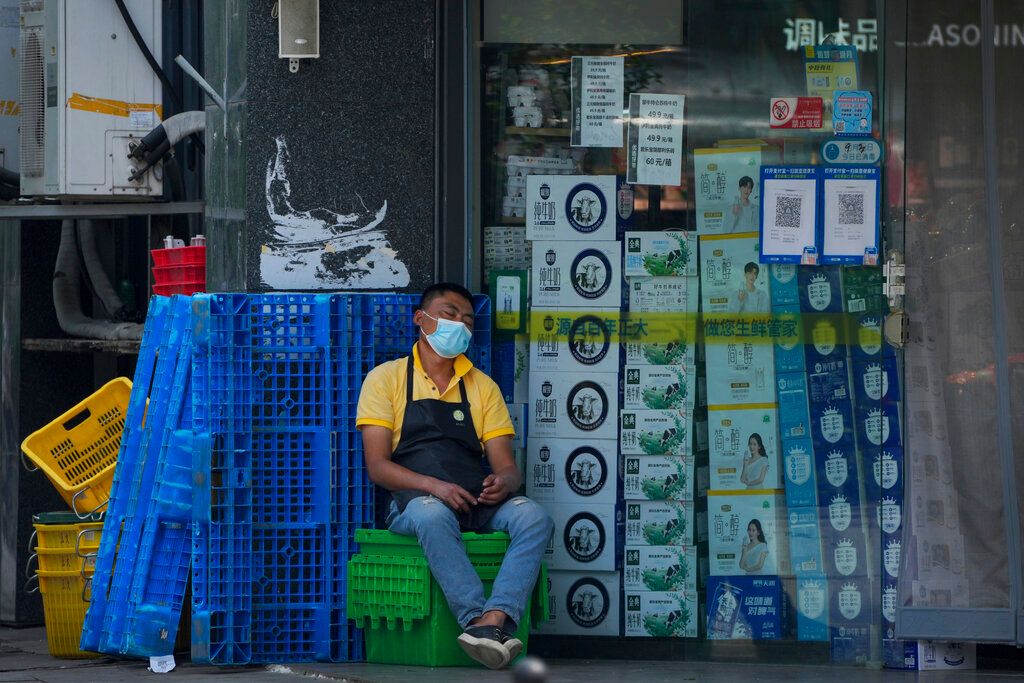 ▲中國持續推動清零政策，自8月20日以來，中國至少有74座城市、3.13億人口，被置於全城或部分封控之下。資料照。（圖／美聯社／達志影像）