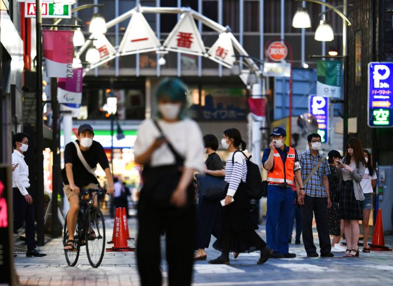 ▲東京池袋是日本知名的熱鬧街區之一。（圖／美聯社／達志影像）