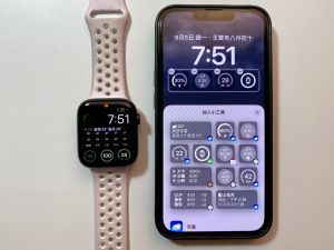 iOS 16桌面新功能。(圖/記者周淑萍攝) ▲iOS 16桌面新功能。(圖/記者周淑萍攝)