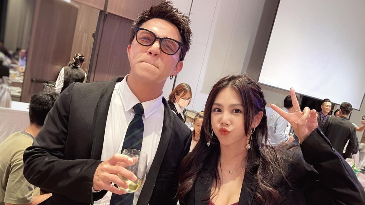 ▲楊晨熙（右）、大飛分手後首度同框，一起出席楊昇達的婚禮。（圖／楊晨熙臉書）