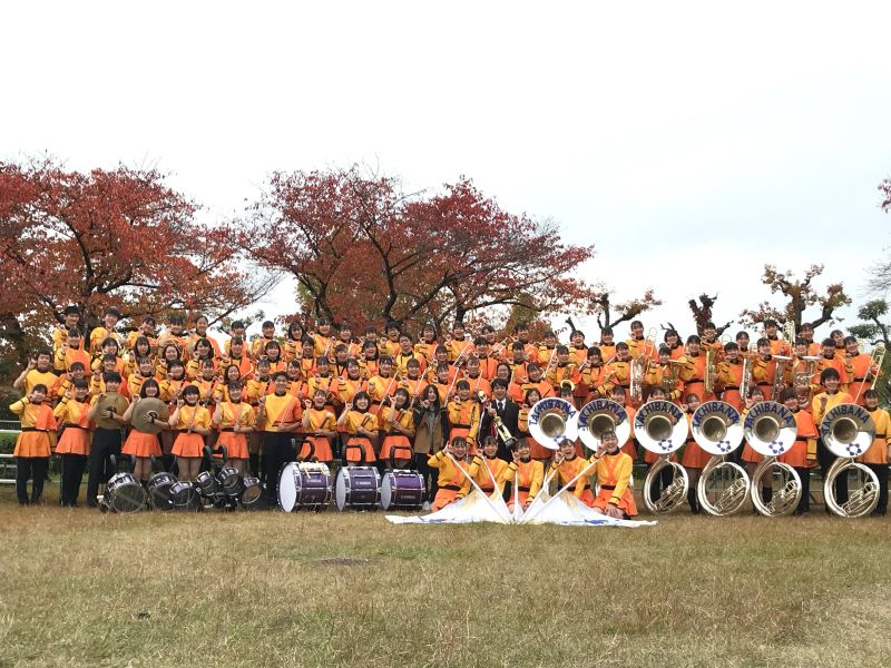 ▲在管樂界享有盛名、有「橘色惡魔」稱號的日本京都橘高校吹奏樂部受邀今(2022)年國慶典禮演出。(圖/日本京都橘高校提供)