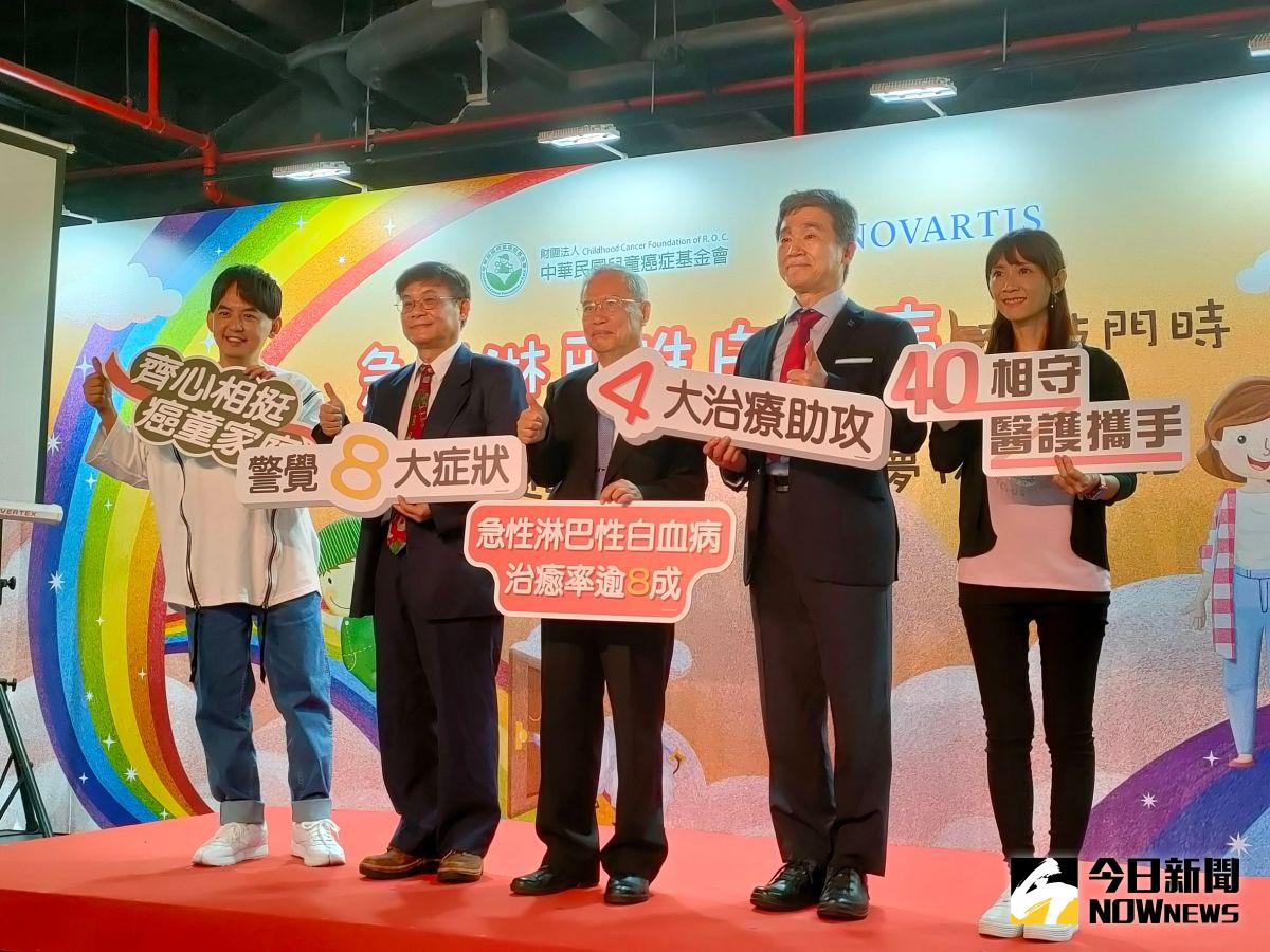 ▲財團法人中華民國兒童癌症基金會在9月兒童癌症關懷月之際，於台灣科學教育館舉行《急性淋巴性白血病來敲門時 別怕！越過「白」日「惡」夢後有彩虹》親子共學圖文特展。（圖／記者許若茵攝，2022.09.06）