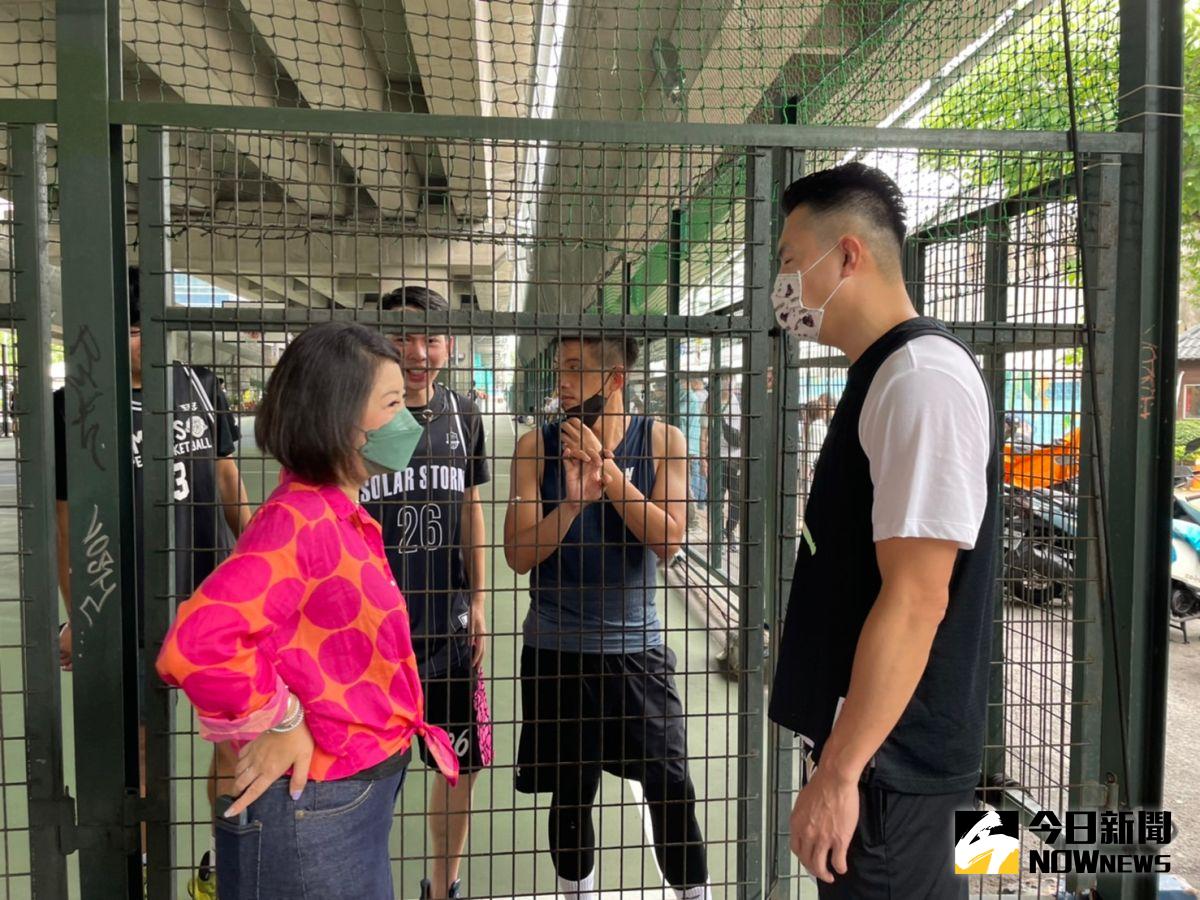 ▲吳思瑤與陳信安是好友，陳時中原要與陳信安一同打籃球，就是透過吳思瑤牽線。（圖／記者黃宣尹攝，2022.09.06）