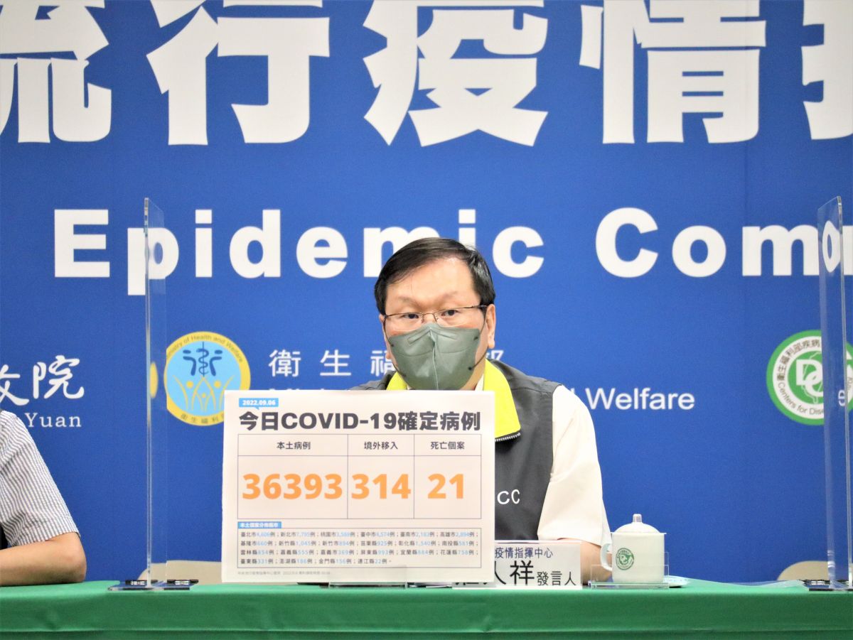 ▲指揮中心發言人莊人祥說明最新疫情。（圖／指揮中心）